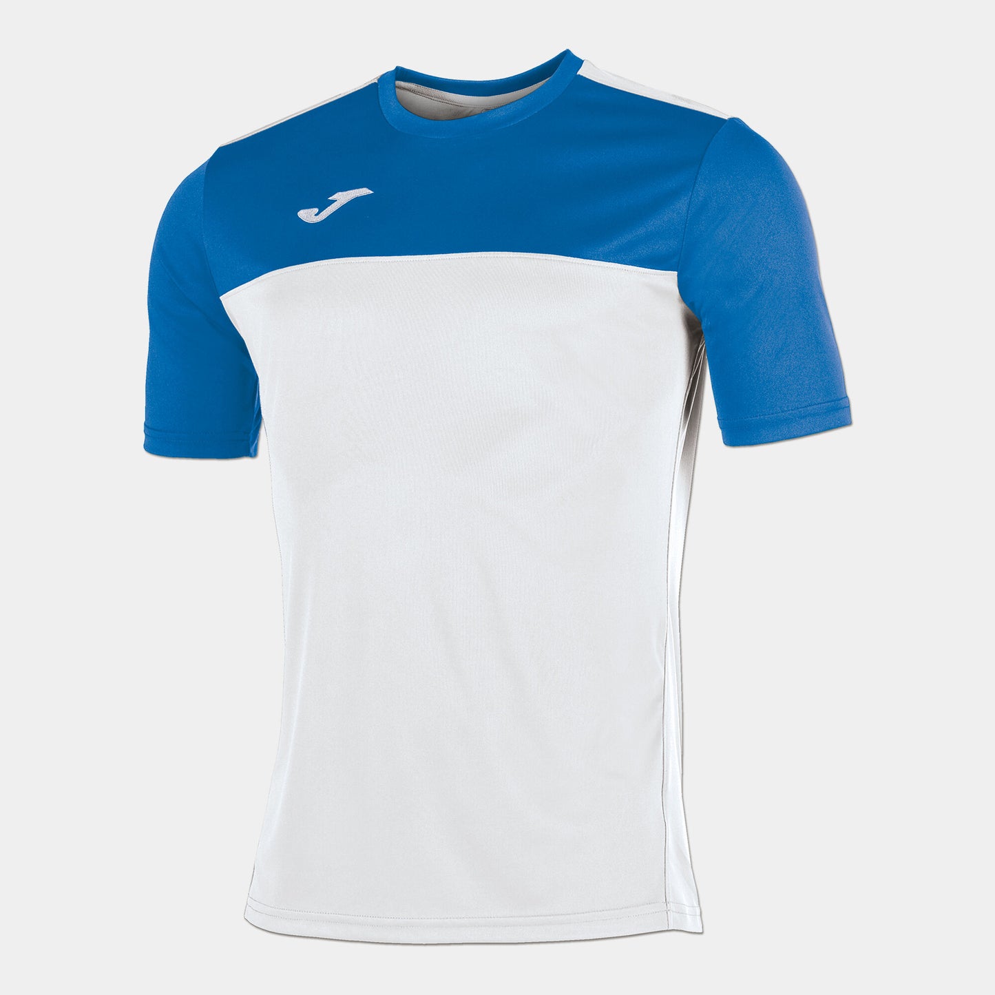 T-shirt manga curta homem Winner branco azul royal