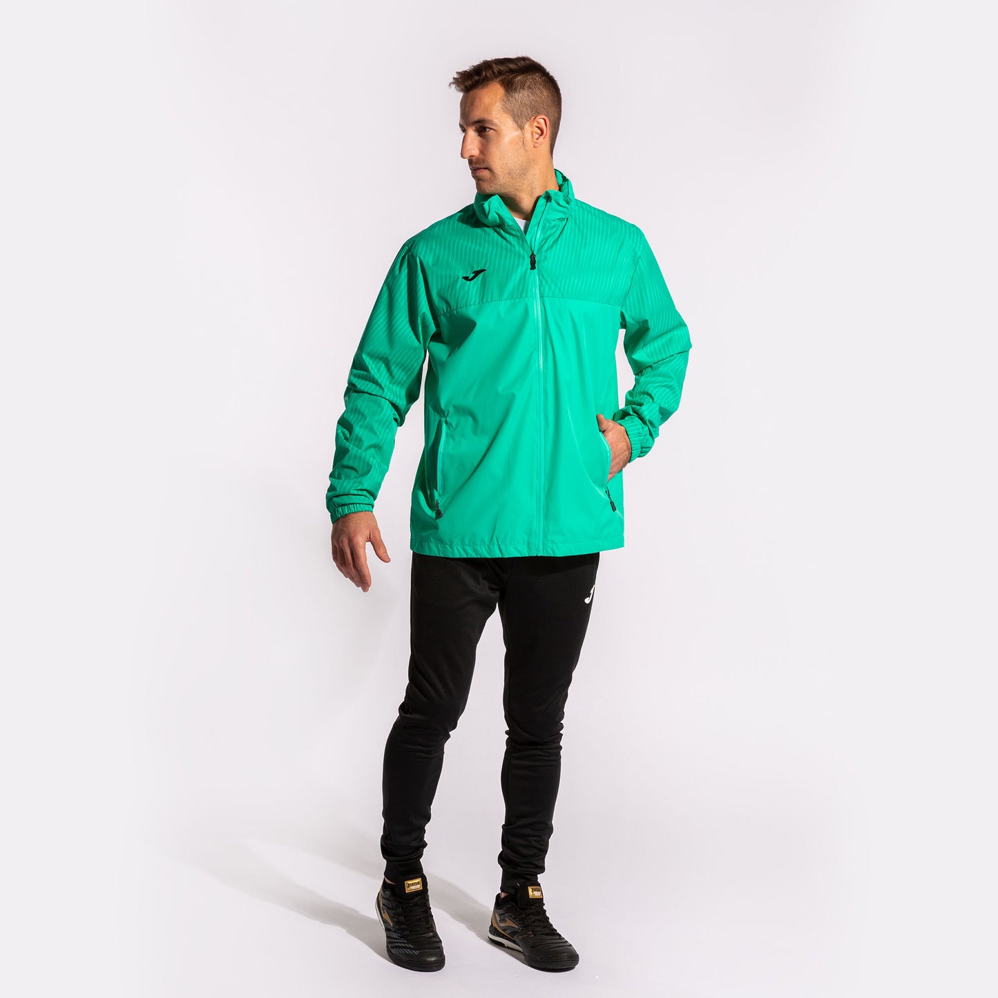 Impermiável homem Montreal verde