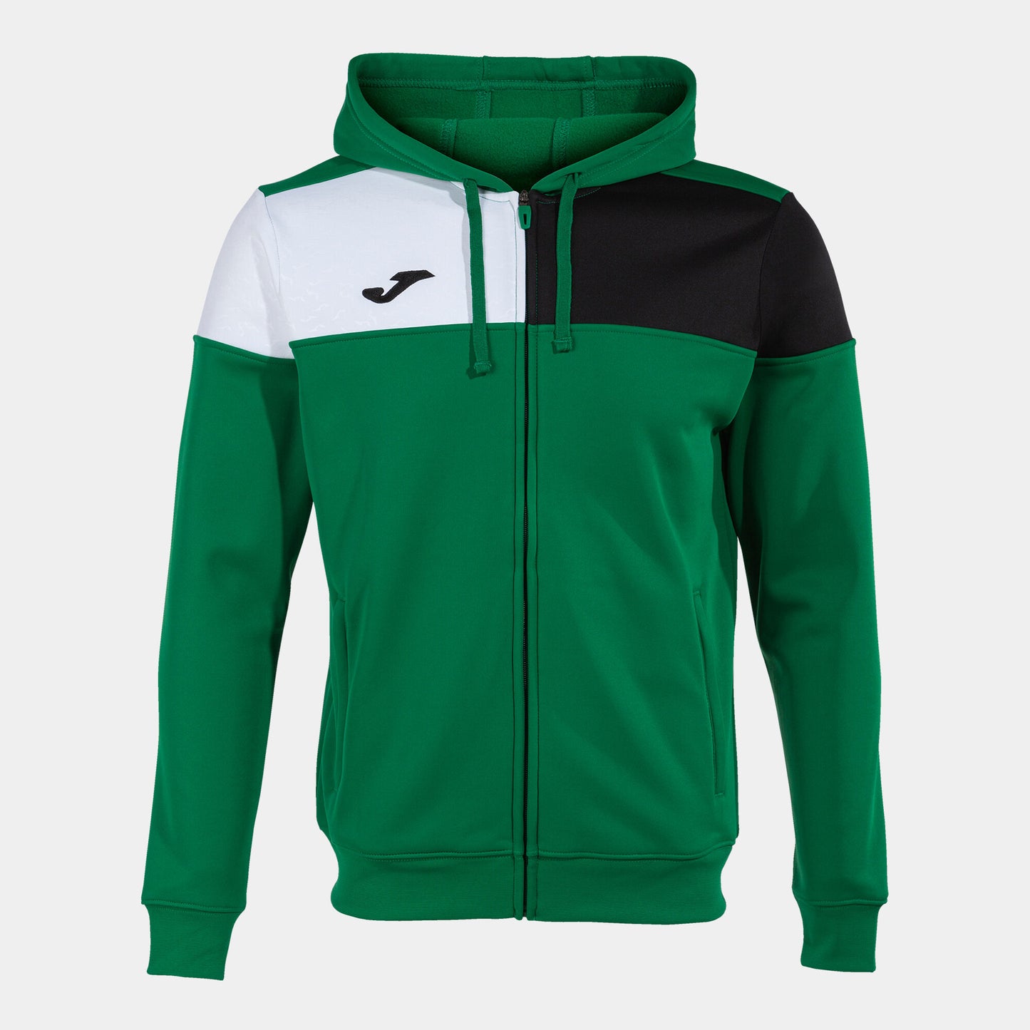 Casaco com capuz homem Crew V verde preto