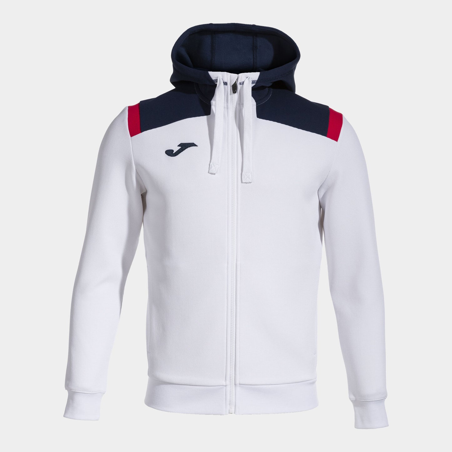 Casaco com capuz homem Toledo branco azul marinho
