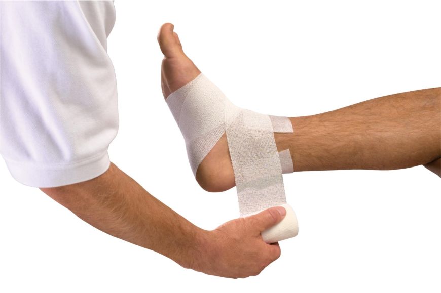 Ligaduras TapeWrap 196-242 Branco 5,4m x 5cm Cx. 24 uni.