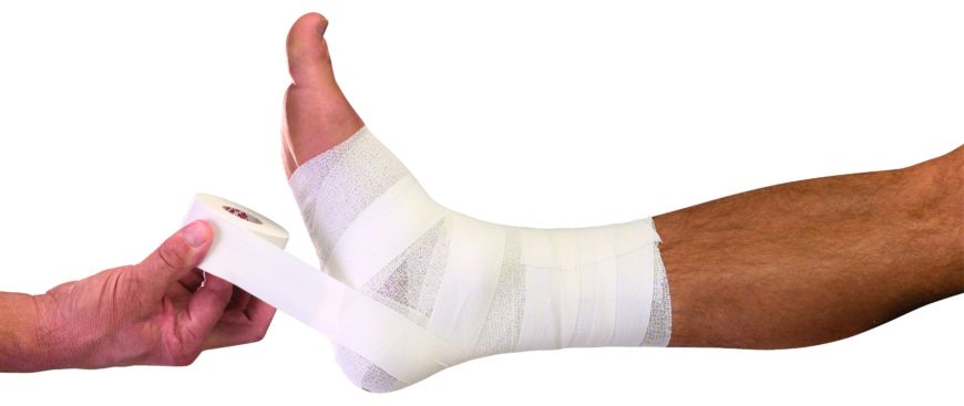 Ligaduras TapeWrap 196-242 Branco 5,4m x 5cm Cx. 24 uni.