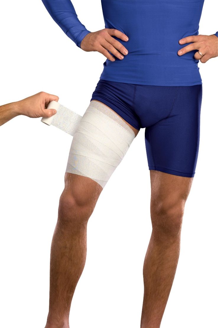 Ligaduras TapeWrap 196-242 Branco 5,4m x 5cm Cx. 24 uni.