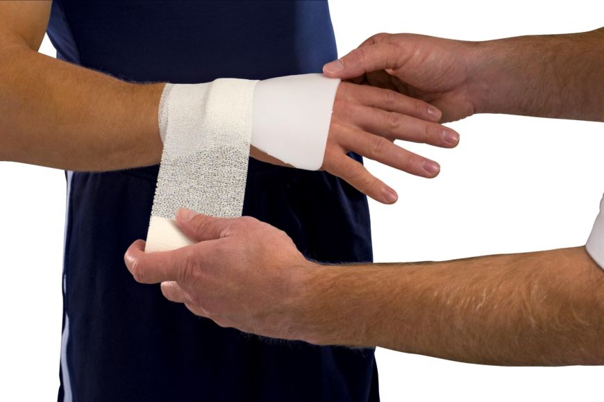 Ligaduras TapeWrap 196-242 Branco 5,4m x 5cm Cx. 24 uni.