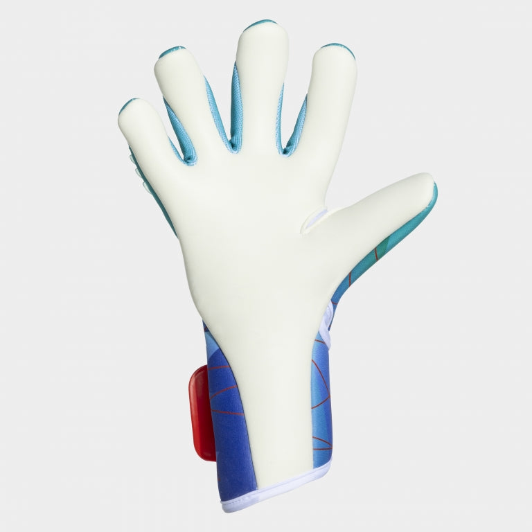 Luvas de guarda-redes futebol Area 24 azul-turquesa fluorescente