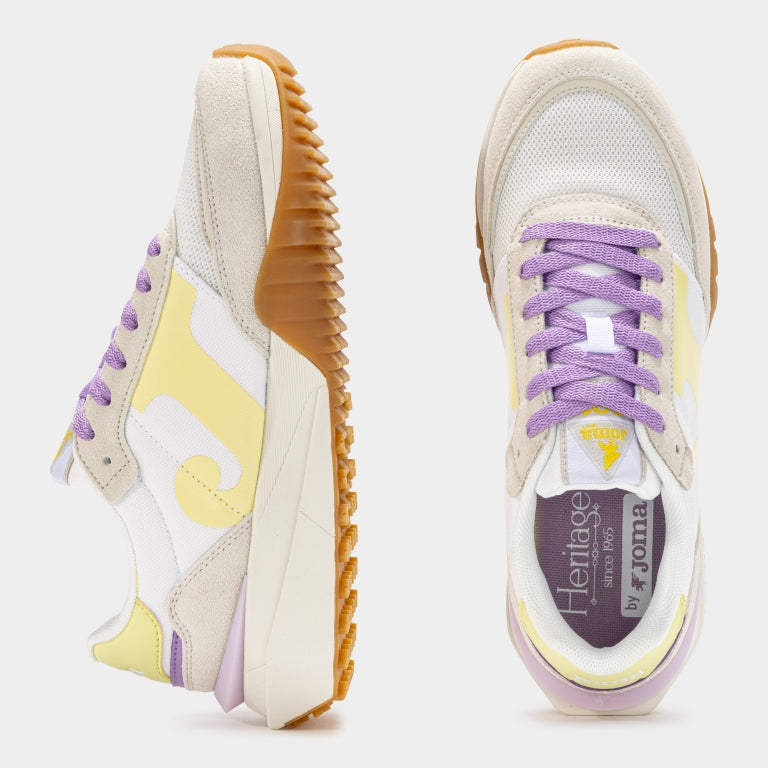 SAPATILHAS C.501 LADY 2516 BLANCO AMARILLO