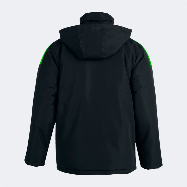 ANORAK TRIVOR NEGRO VERDE FLÚOR