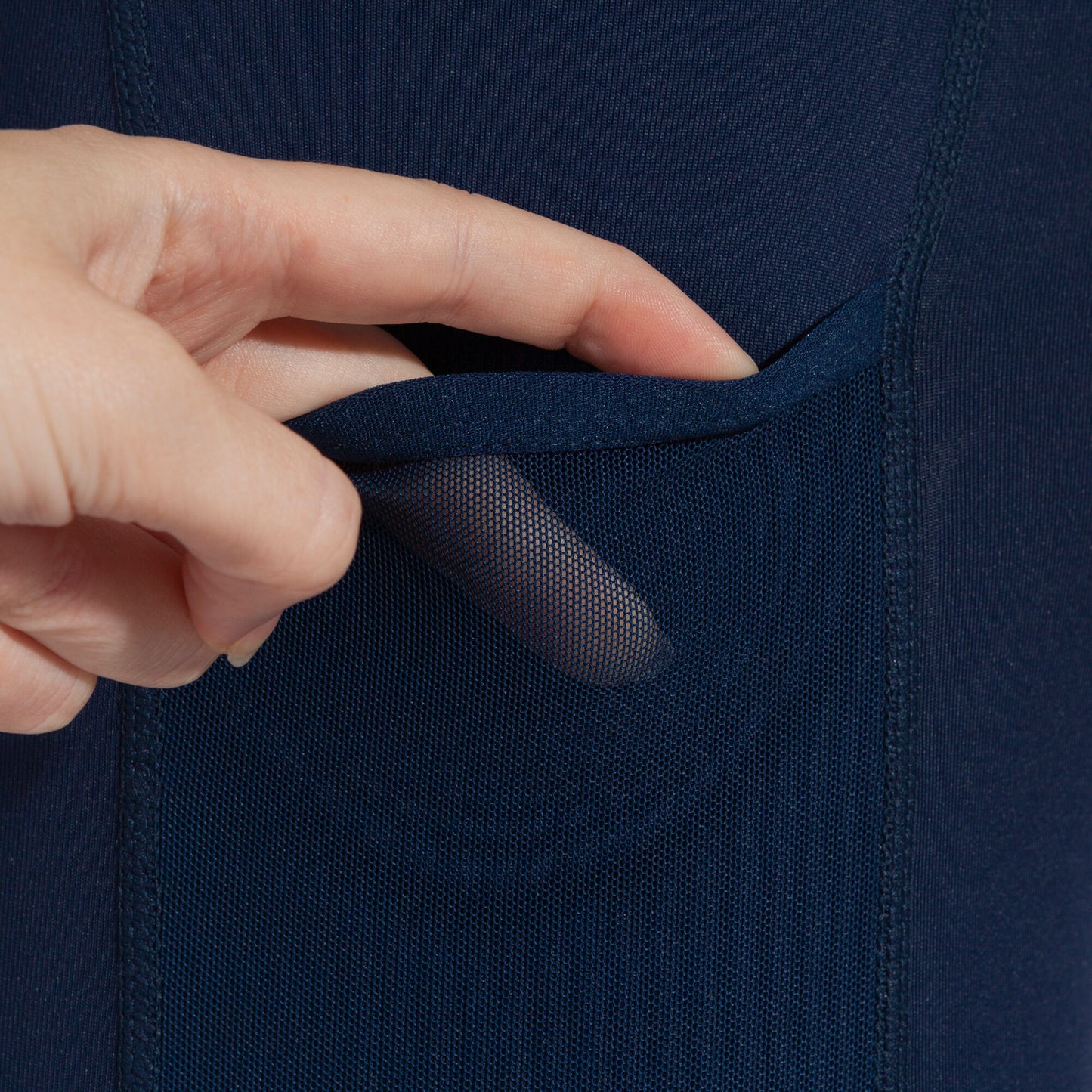 Leggings compridas unissexo Elite X azul marinho