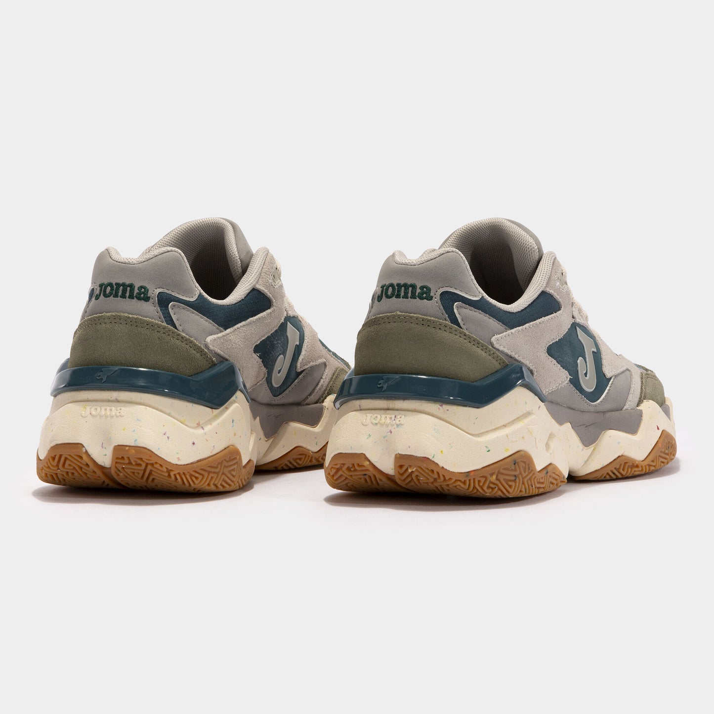 Sapatilhas casual C1400 Men 24 homem bege verde