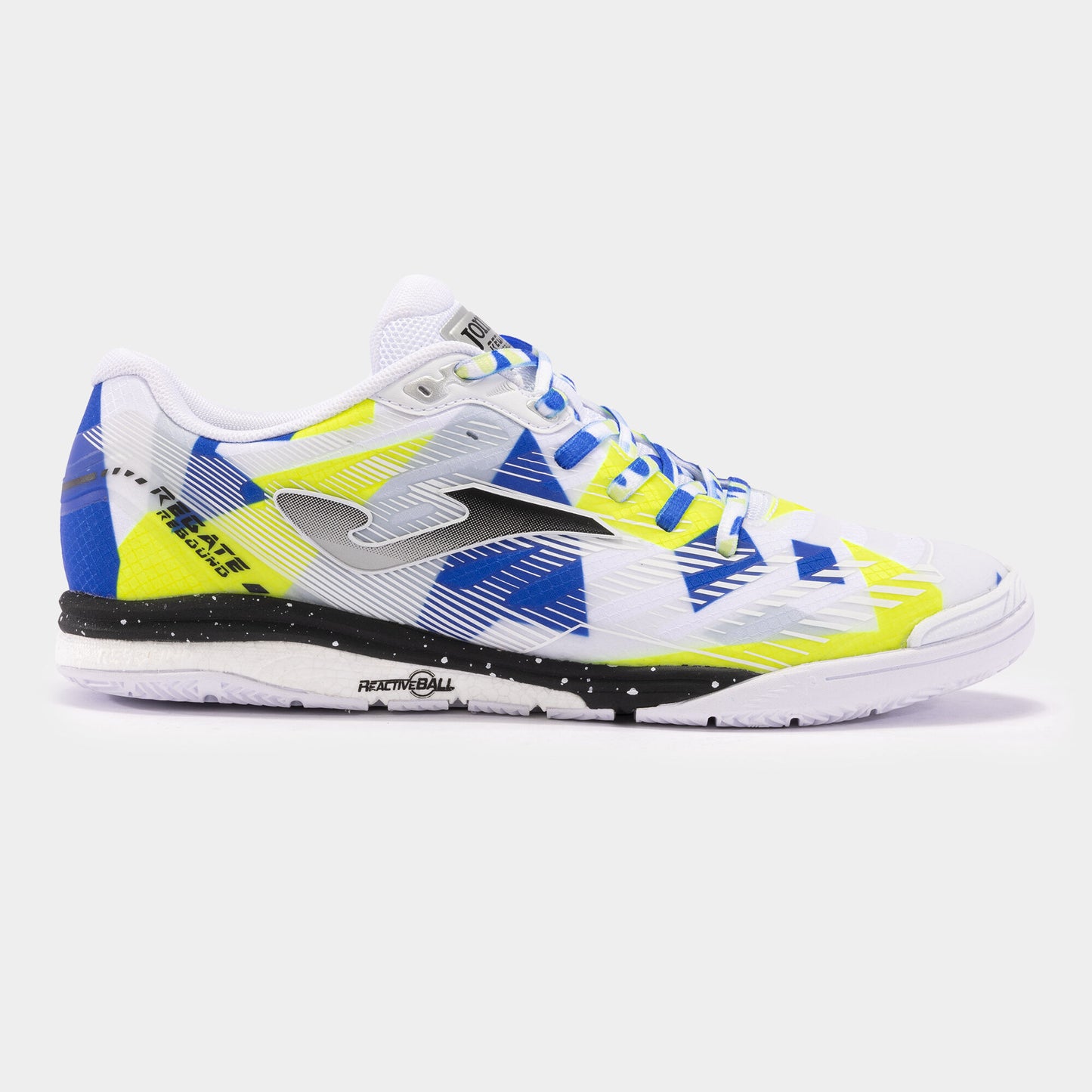 Sapatilhas futsal Regate Rebound 24 indoor branco amarelo