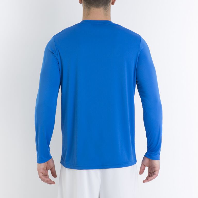 T-shirt manga comprida homem Combi azul royal