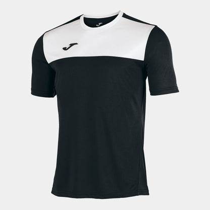 T-shirt manga curta homem Winner preto branco