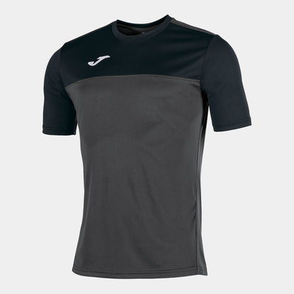 T-shirt manga curta homem Winner antracite preto