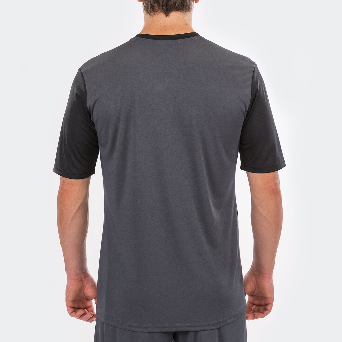 T-shirt manga curta homem Winner antracite preto