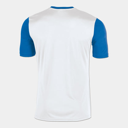 T-shirt manga curta homem Winner branco azul royal