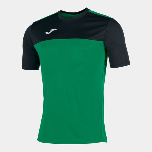 T-shirt manga curta homem Winner verde preto