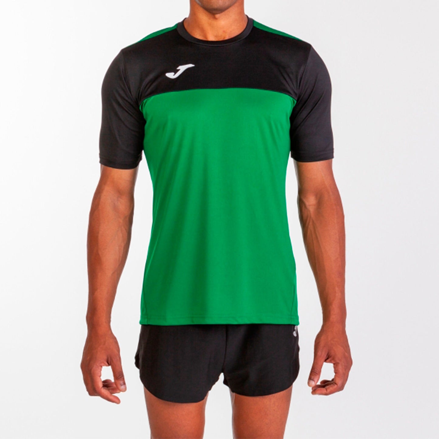 T-shirt manga curta homem Winner verde preto
