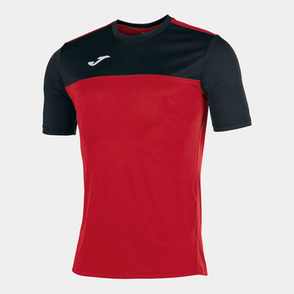 T-shirt manga curta homem Winner vermelho preto