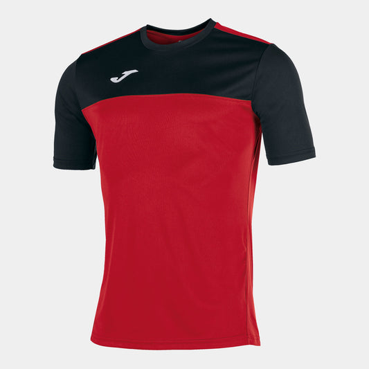 T-shirt manga curta homem Winner vermelho preto