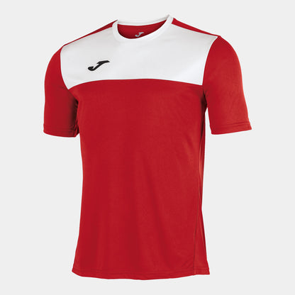 T-shirt manga curta homem Winner vermelho branco