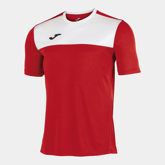 T-shirt manga curta homem Winner vermelho branco