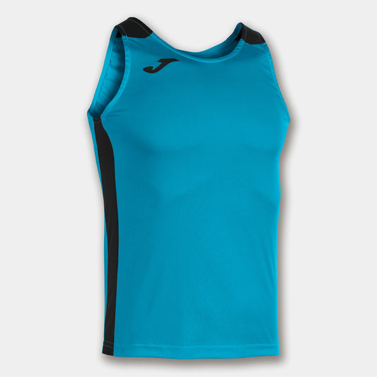 T-shirt de alça homem Record II azul-turquesa preto