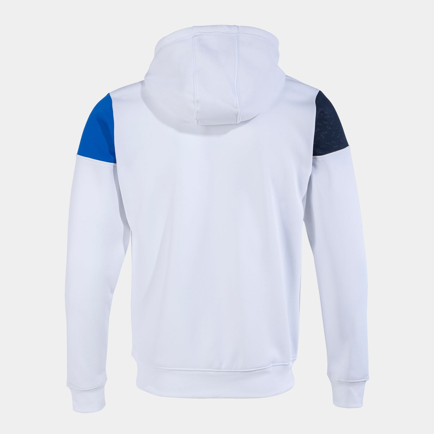 Casaco com capuz homem Crew V branco azul royal