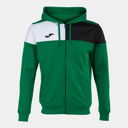 Casaco com capuz homem Crew V verde preto