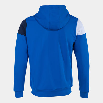 Casaco com capuz homem Crew V azul royal azul marinho
