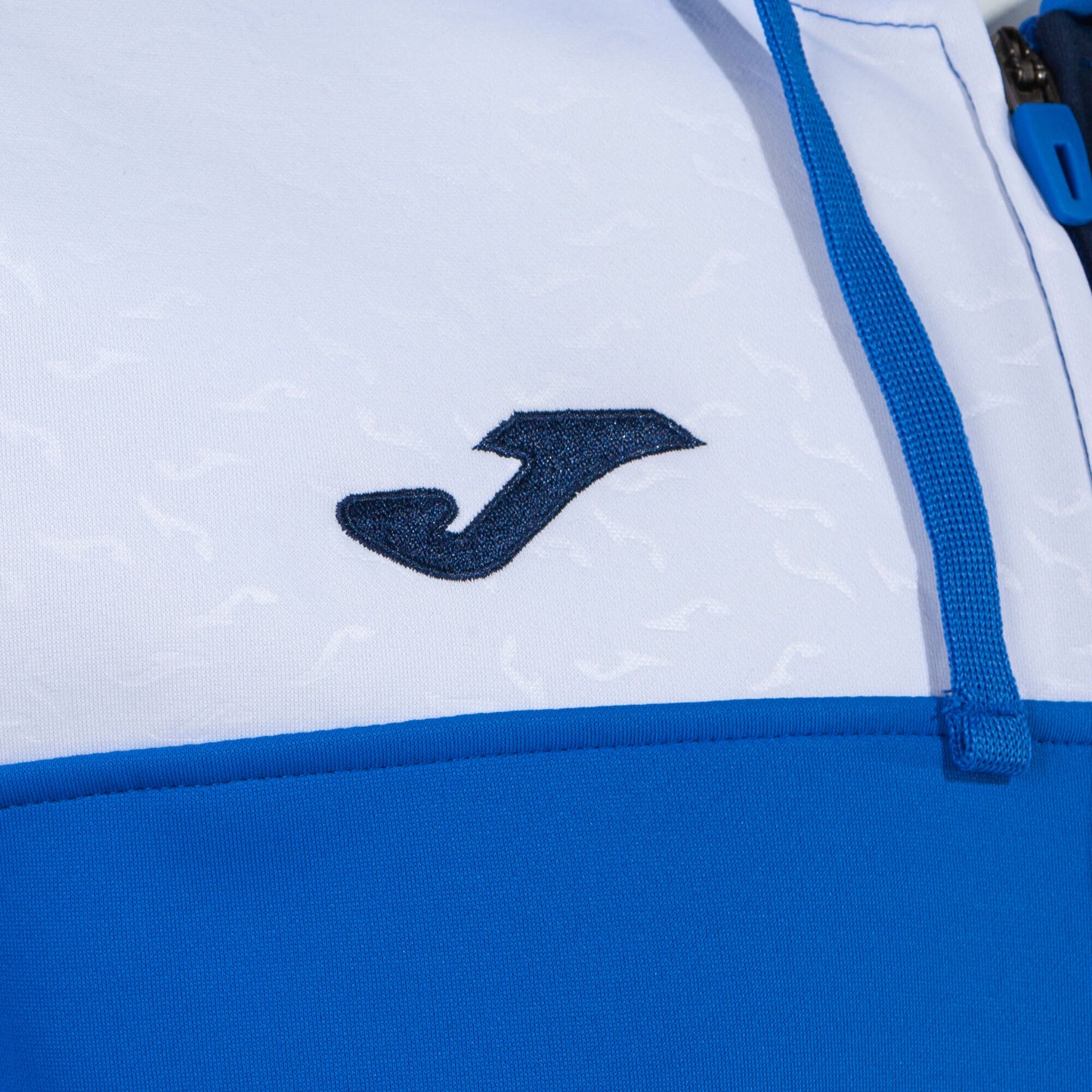 Casaco com capuz homem Crew V azul royal azul marinho