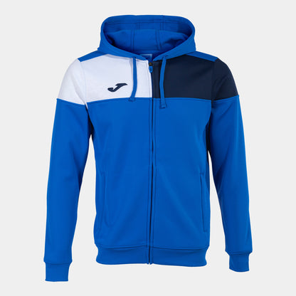 Casaco com capuz homem Crew V azul royal azul marinho