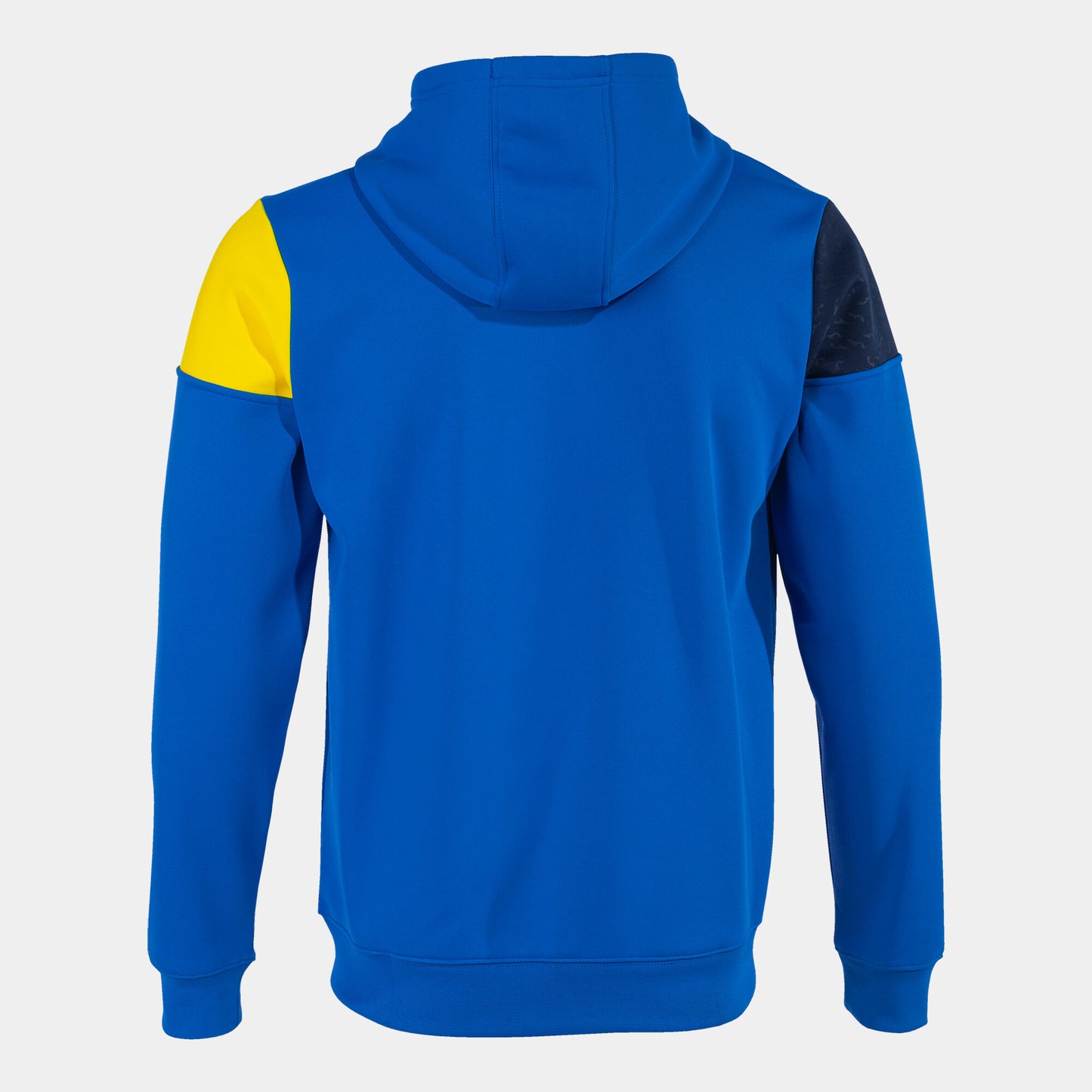 Casaco com capuz homem Crew V azul royal amarelo