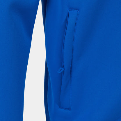 Casaco com capuz homem Crew V azul royal amarelo