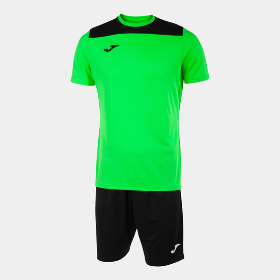 Conjunto homem Phoenix II verde fluorescente preto