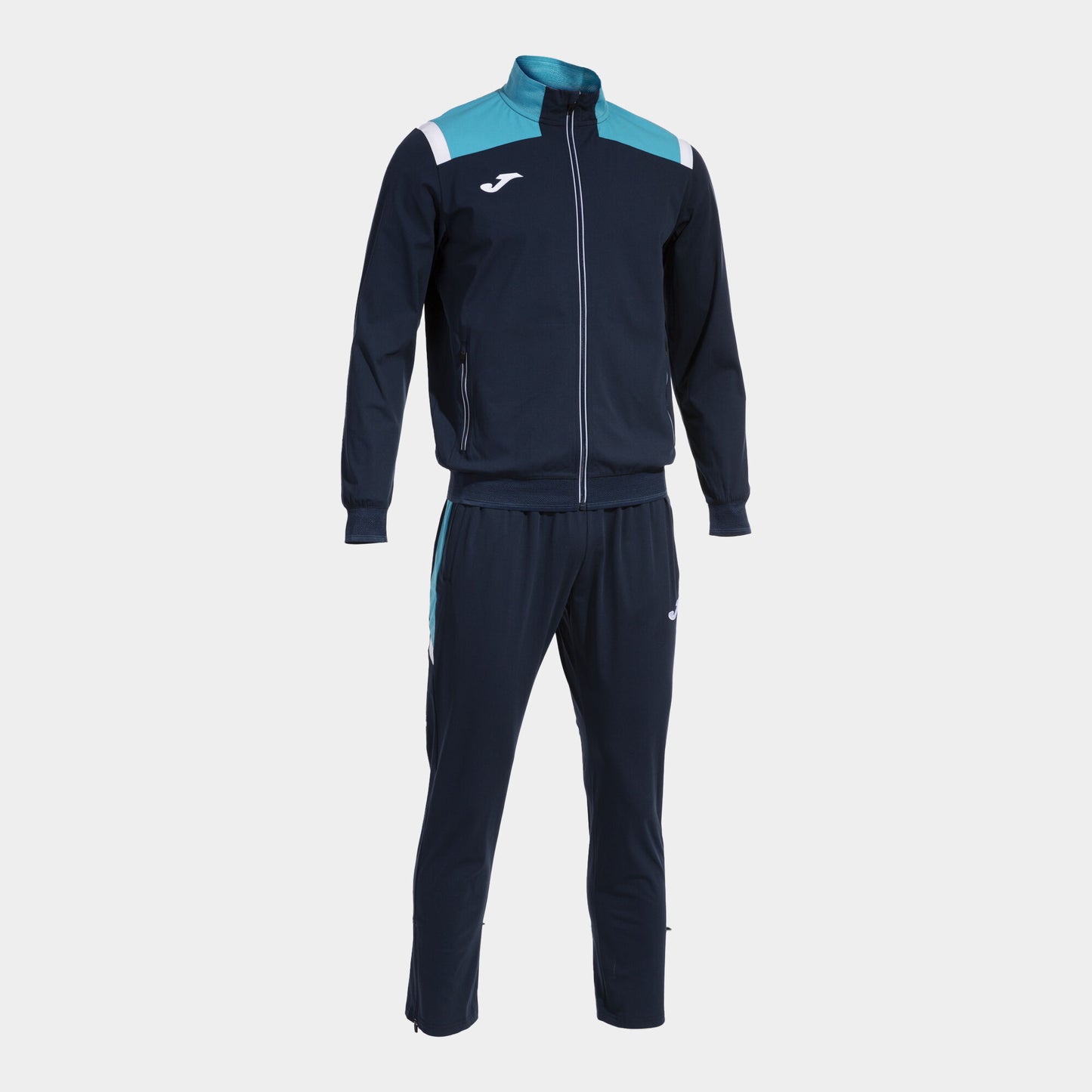 Fato de treino homem TOLEDO azul marinho azul-turquesa fluorescente