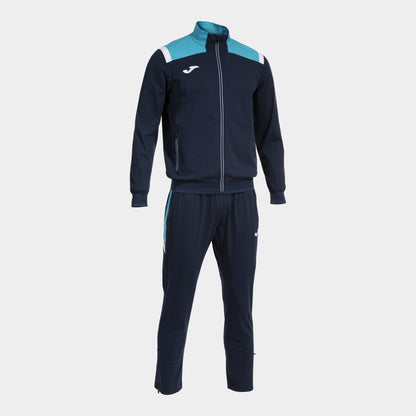 Fato de treino homem TOLEDO azul marinho azul-turquesa fluorescente