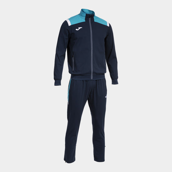 Fato de treino homem TOLEDO azul marinho azul-turquesa fluorescente