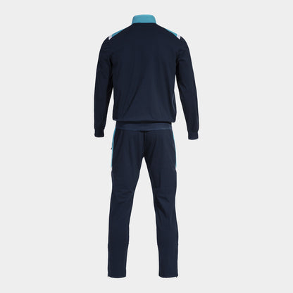 Fato de treino homem TOLEDO azul marinho azul-turquesa fluorescente