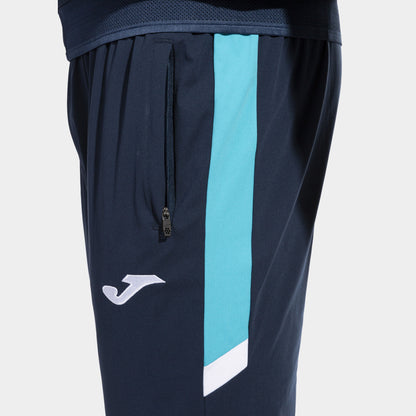 Fato de treino homem TOLEDO azul marinho azul-turquesa fluorescente