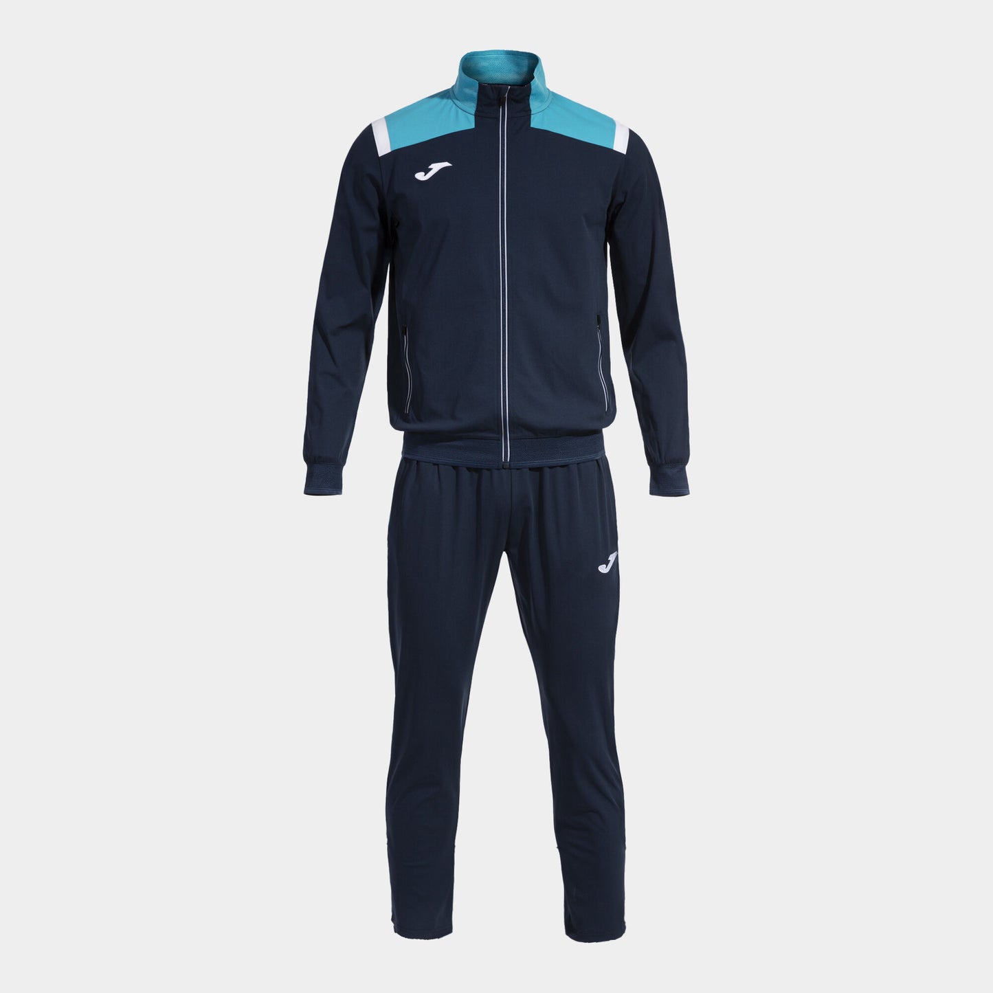 Fato de treino homem TOLEDO azul marinho azul-turquesa fluorescente