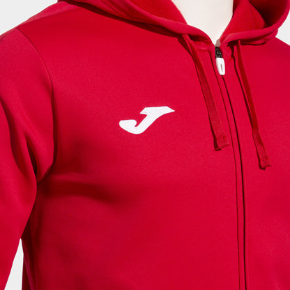 Casaco com capuz homem Olimpiada vermelho