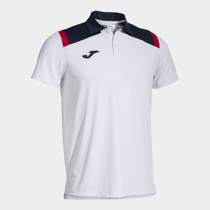 Pólo m/c homem Toledo branco azul marinho