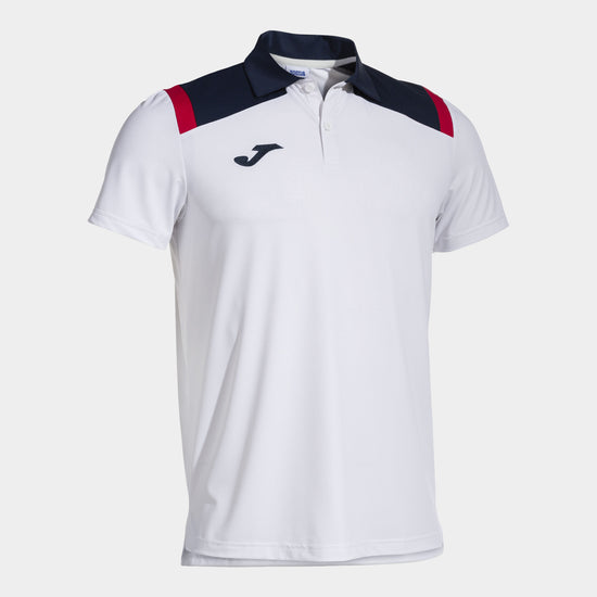Pólo m/c homem Toledo branco azul marinho