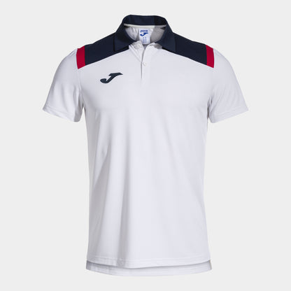 Pólo m/c homem Toledo branco azul marinho