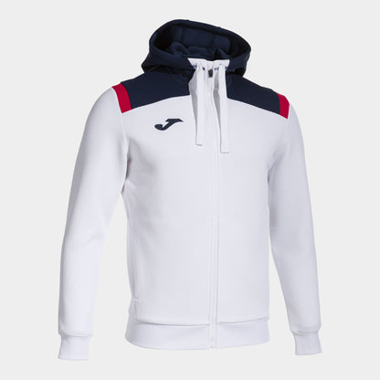 Casaco com capuz homem Toledo branco azul marinho