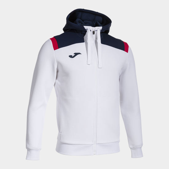 Casaco com capuz homem Toledo branco azul marinho