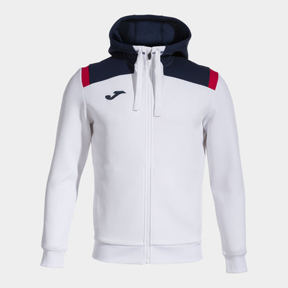 Casaco com capuz homem Toledo branco azul marinho