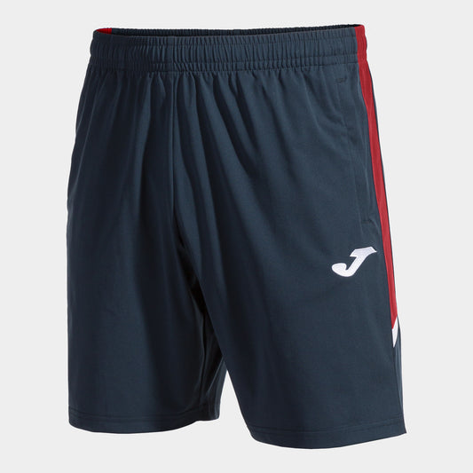 Bermuda calção homem Montreal II azul marinho vermelho