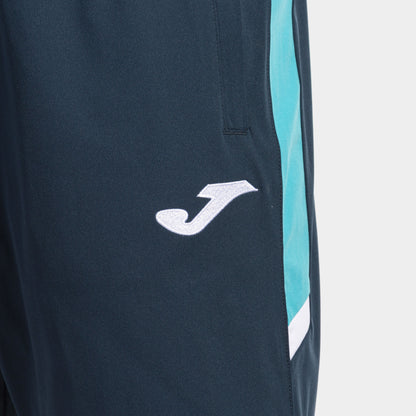 Bermuda calção homem Montreal II azul marinho azul-turquesa fluorescente