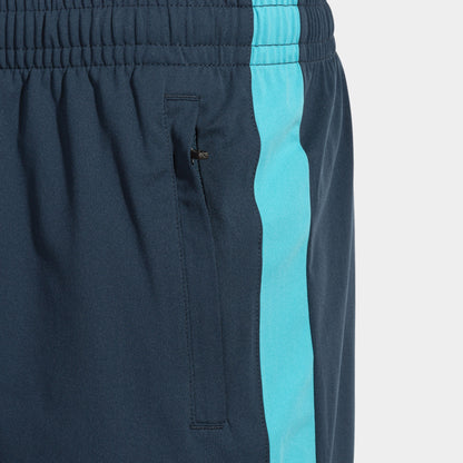 Bermuda calção homem Montreal II azul marinho azul-turquesa fluorescente